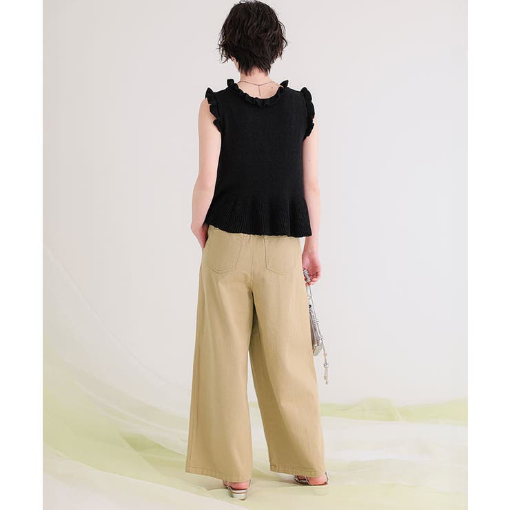 ラップデザインデニムパンツ | titivate | 詳細画像24 