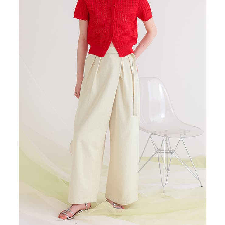 ラップデザインデニムパンツ | titivate | 詳細画像6 