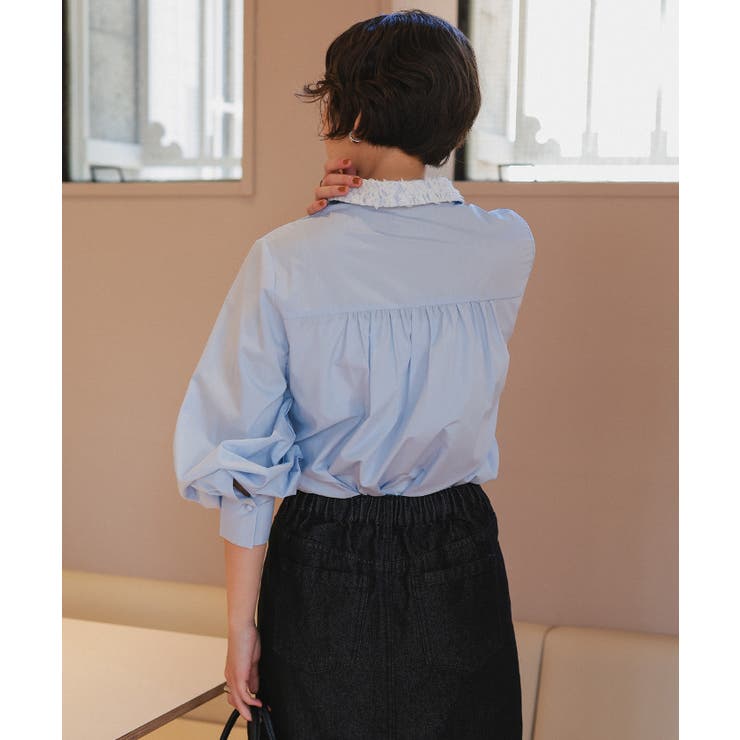 レース襟付デザインシャツ【セレモニー】 | titivate | 詳細画像17 