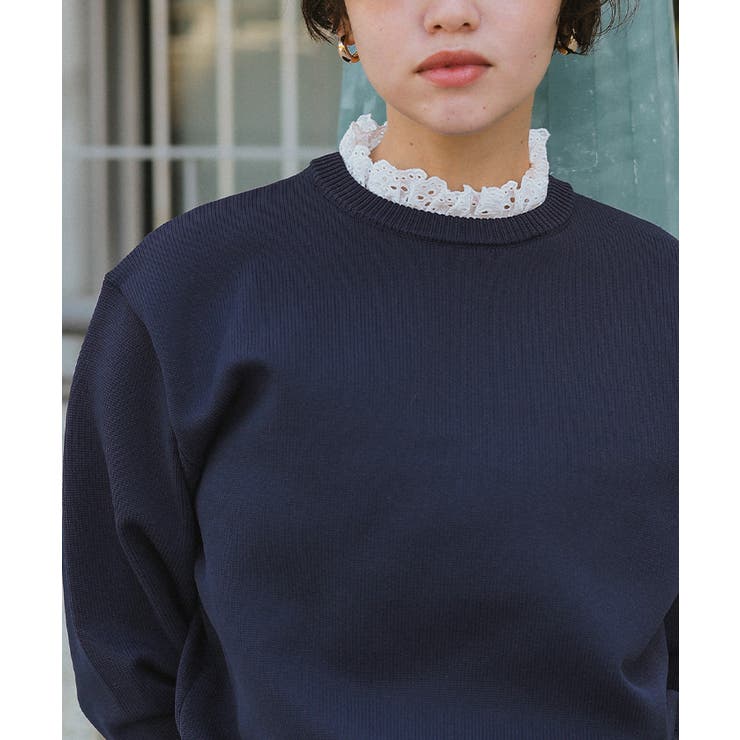 襟付きニットプルオーバー【セレモニー】 | titivate | 詳細画像26 