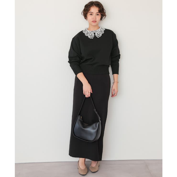 襟付きニットプルオーバー【セレモニー】 | titivate | 詳細画像8 