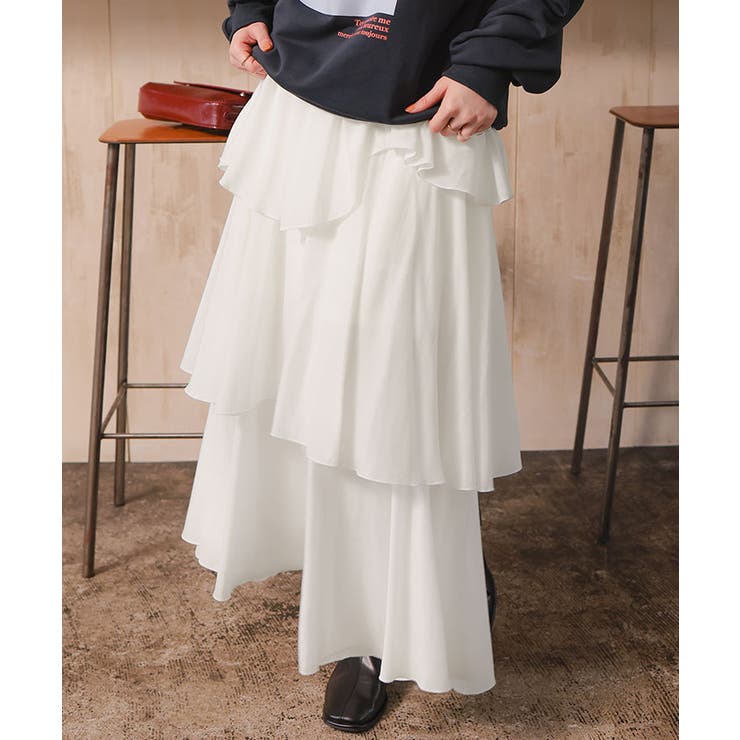 ランダムヘムティアードスカート | titivate | 詳細画像13 