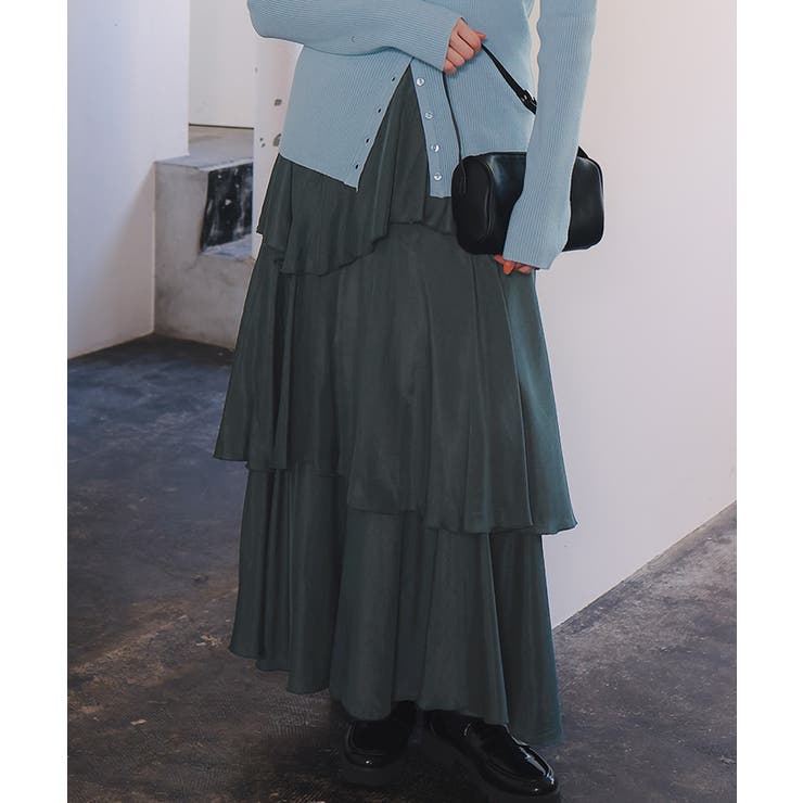 ランダムヘムティアードスカート | titivate | 詳細画像15 