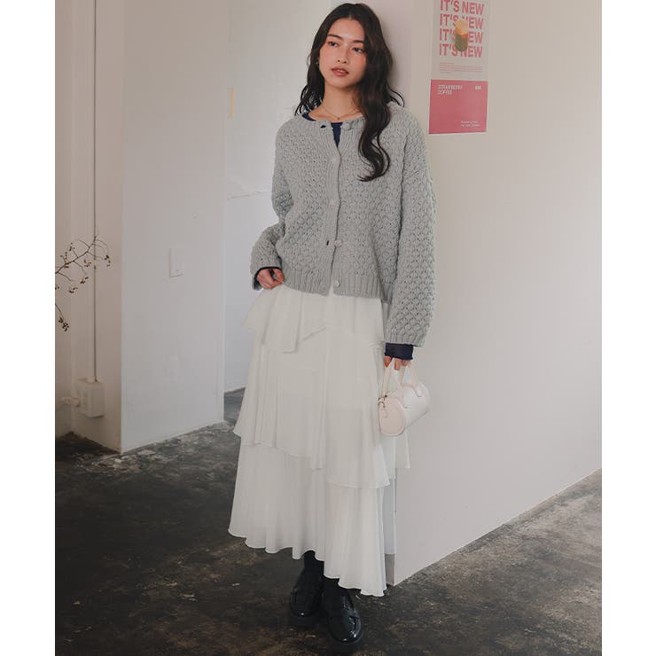 ランダムヘムティアードスカート | titivate | 詳細画像18 