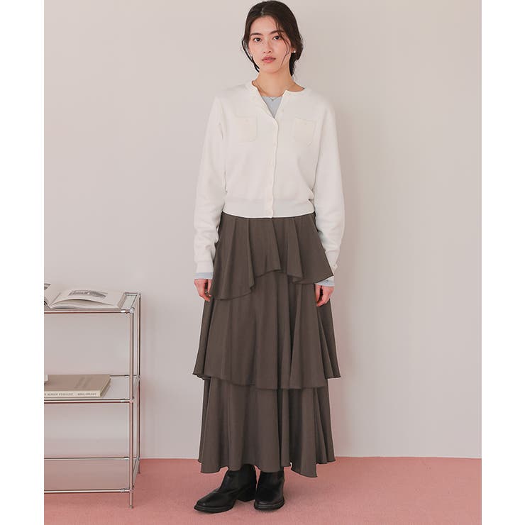 ランダムヘムティアードスカート | titivate | 詳細画像20 