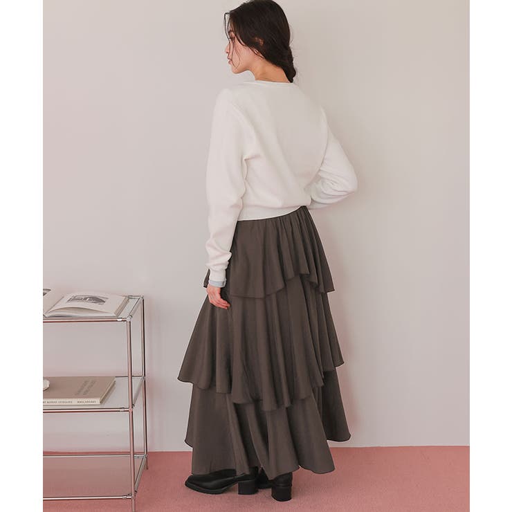 ランダムヘムティアードスカート | titivate | 詳細画像21 