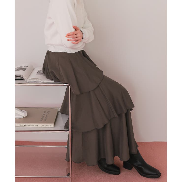 ランダムヘムティアードスカート | titivate | 詳細画像22 