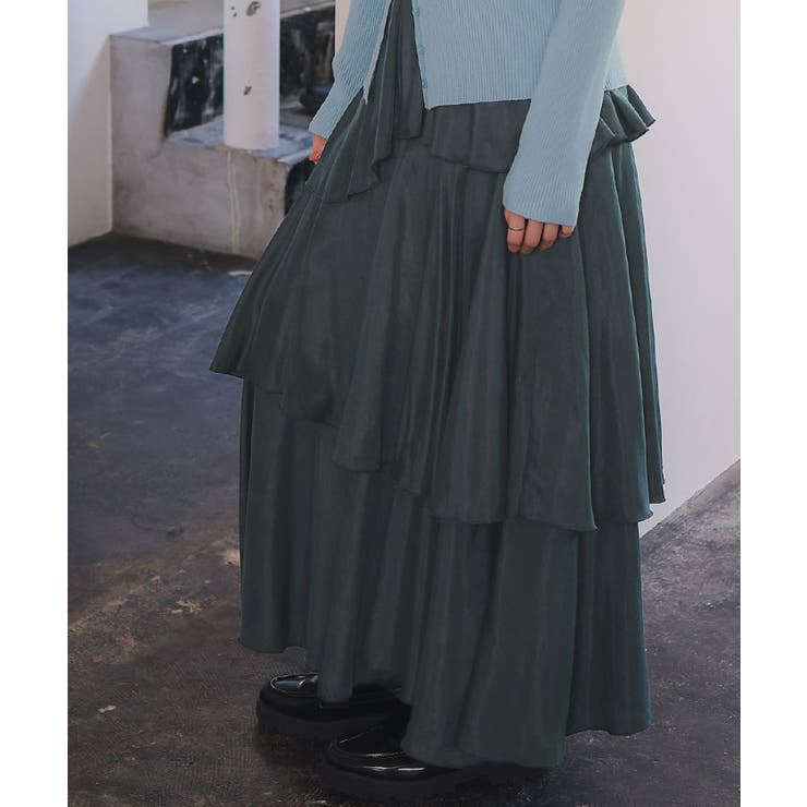 ランダムヘムティアードスカート | titivate | 詳細画像25 