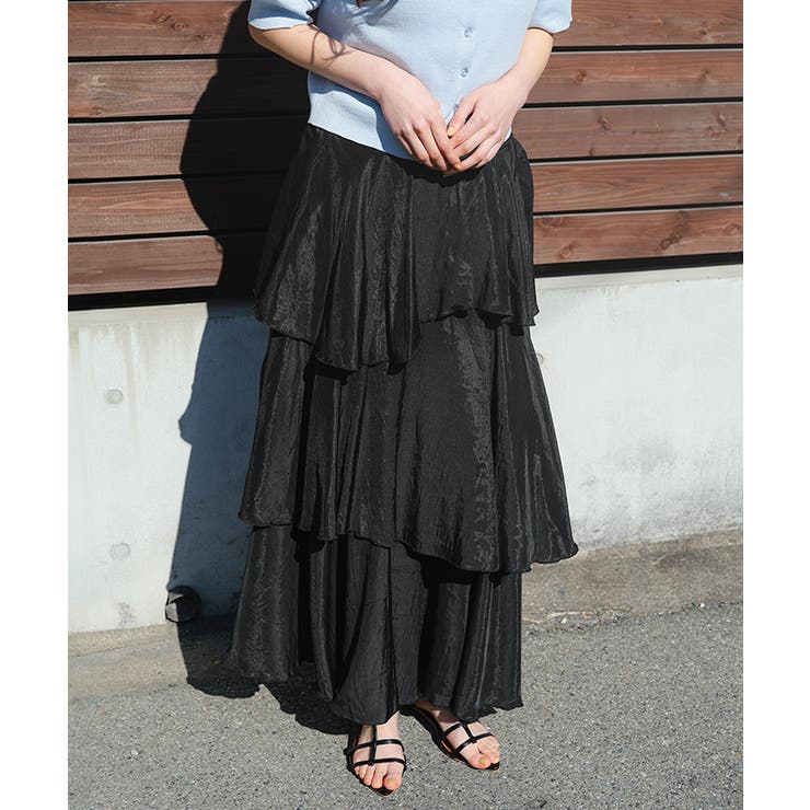 ランダムヘムティアードスカート | titivate | 詳細画像17 