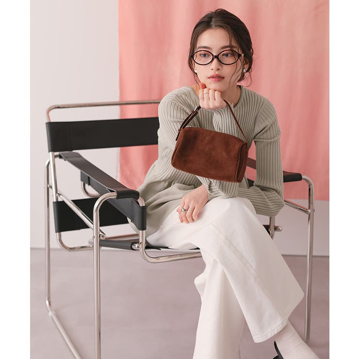 前後2wayヘンリーネックペプラムニットトップス | titivate | 詳細画像7 