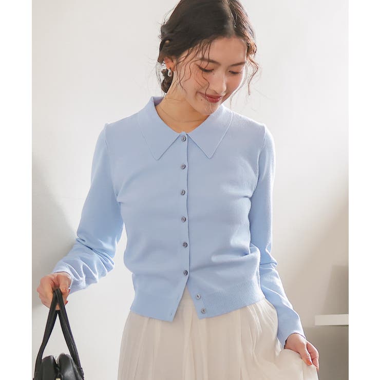 ポロ襟ニットカーディガン/トップス | titivate | 詳細画像27 