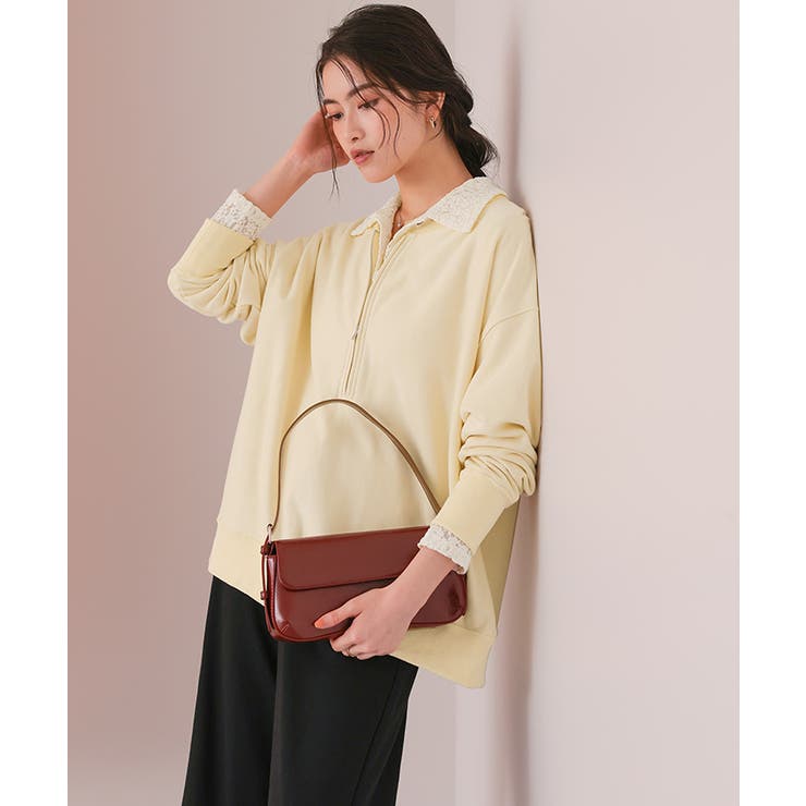 フロントジップゆるっとスウェットプルオーバー | titivate | 詳細画像34 