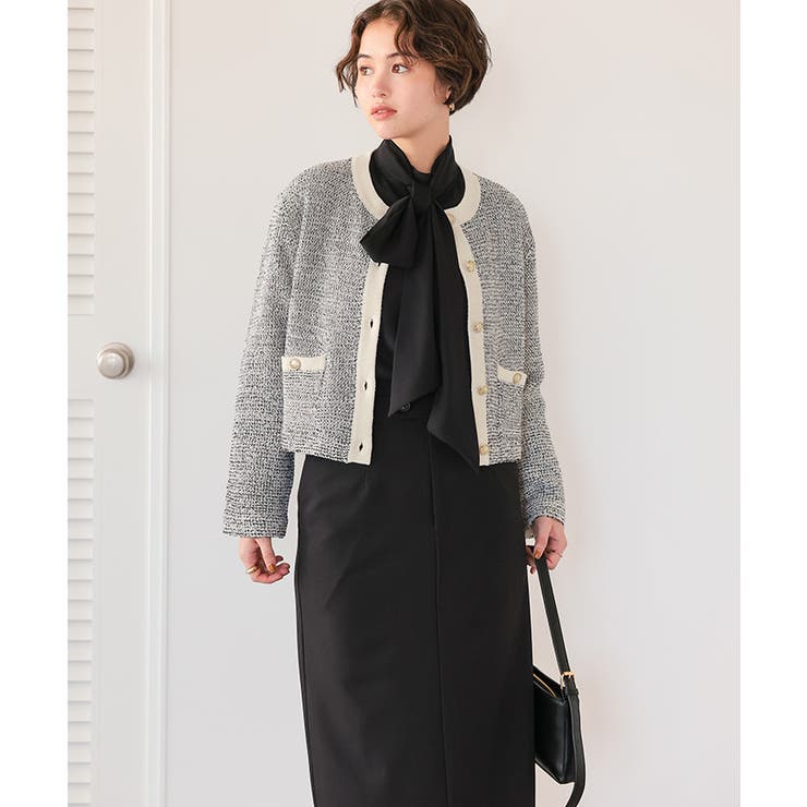 サマーツイードニットカーディガン【セレモニー】 | titivate | 詳細画像29 