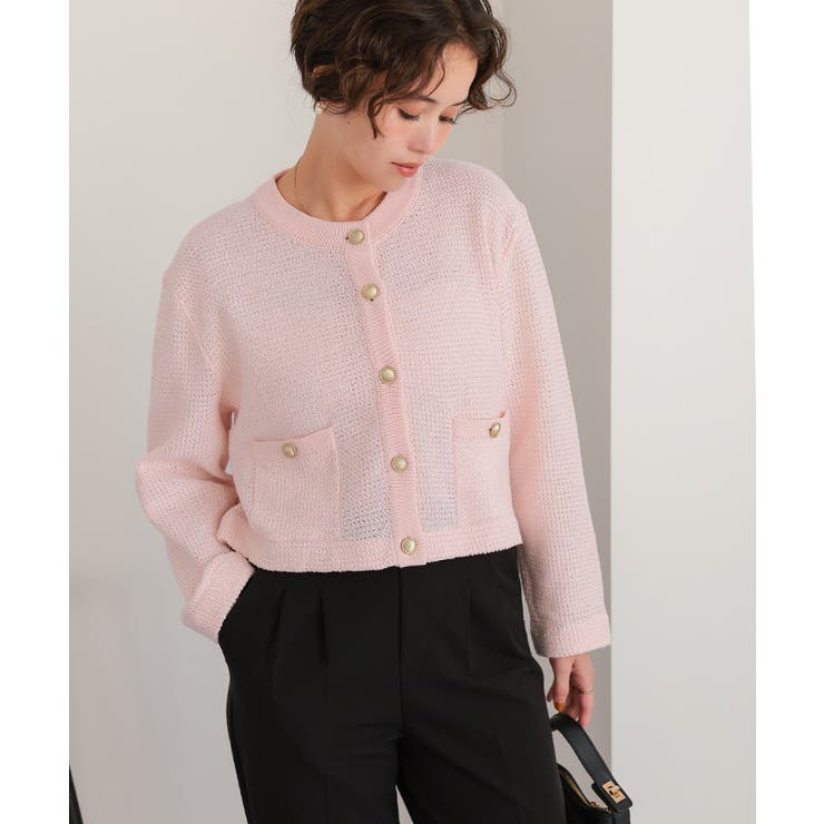 サマーツイードニットカーディガン【セレモニー】 | titivate | 詳細画像33 