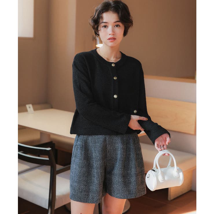 サマーツイードニットカーディガン【セレモニー】 | titivate | 詳細画像5 