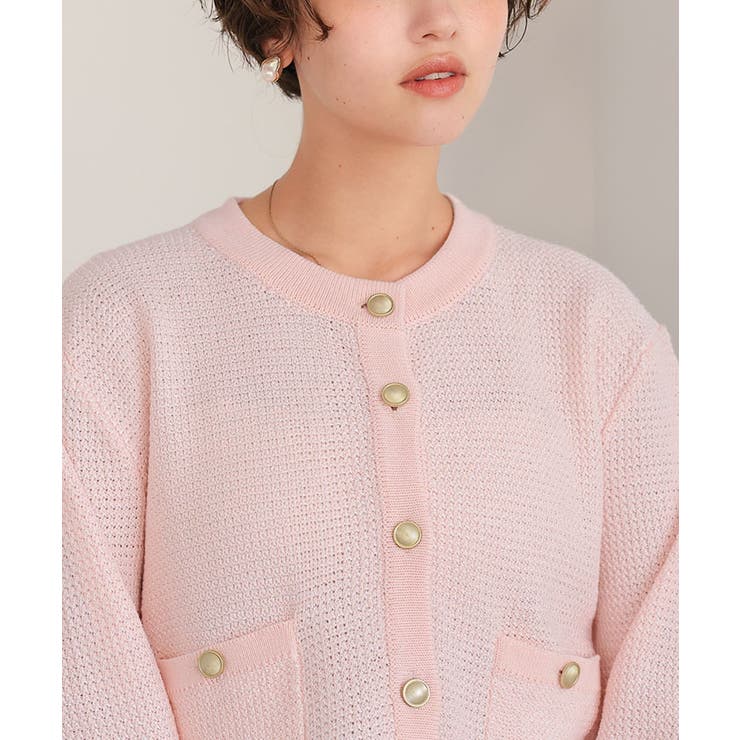 サマーツイードニットカーディガン【セレモニー】 | titivate | 詳細画像19 