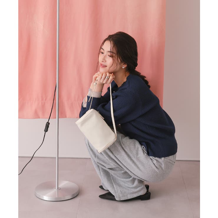 ミニシルバー釦デザインニットカーディガン | titivate | 詳細画像15 