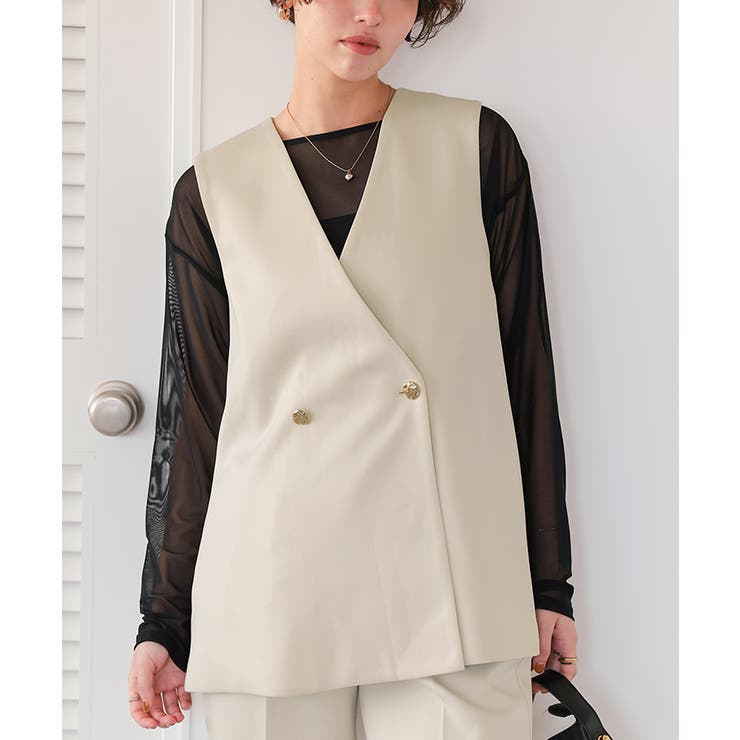 バックフレアAラインベスト【セレモニー】 | titivate | 詳細画像11 