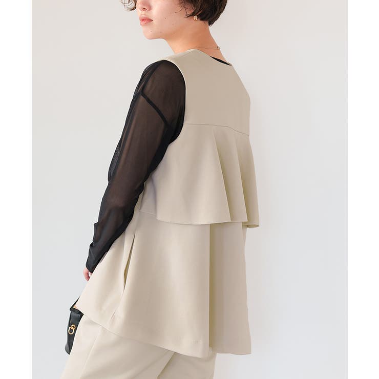 バックフレアAラインベスト【セレモニー】 | titivate | 詳細画像19 