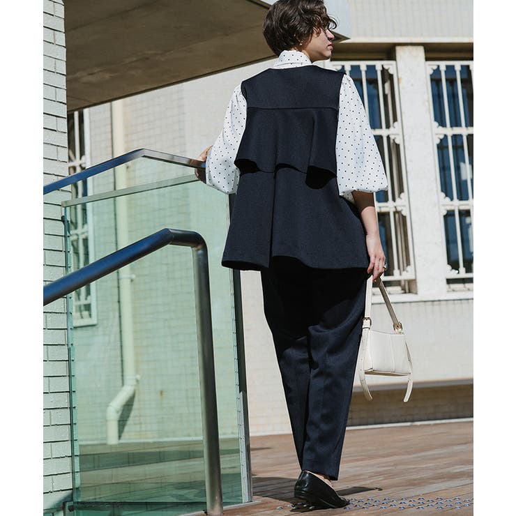 ストレッチ美脚テーパードタックパンツ | titivate | 詳細画像3 