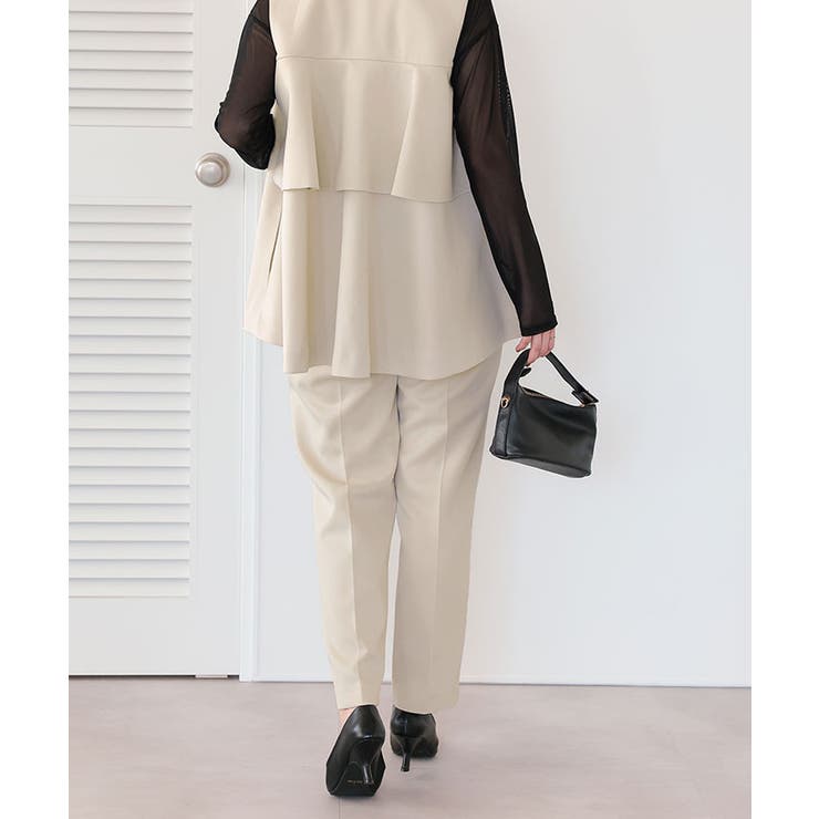 ストレッチ美脚テーパードタックパンツ | titivate | 詳細画像5 