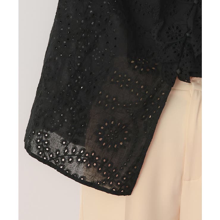 フリルカラーレースブラウス | titivate | 詳細画像7 