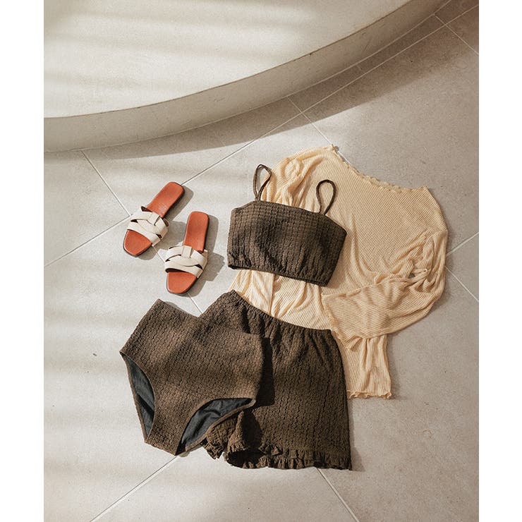 フリルデザインビキニ/4点セット水着 | titivate | 詳細画像3 