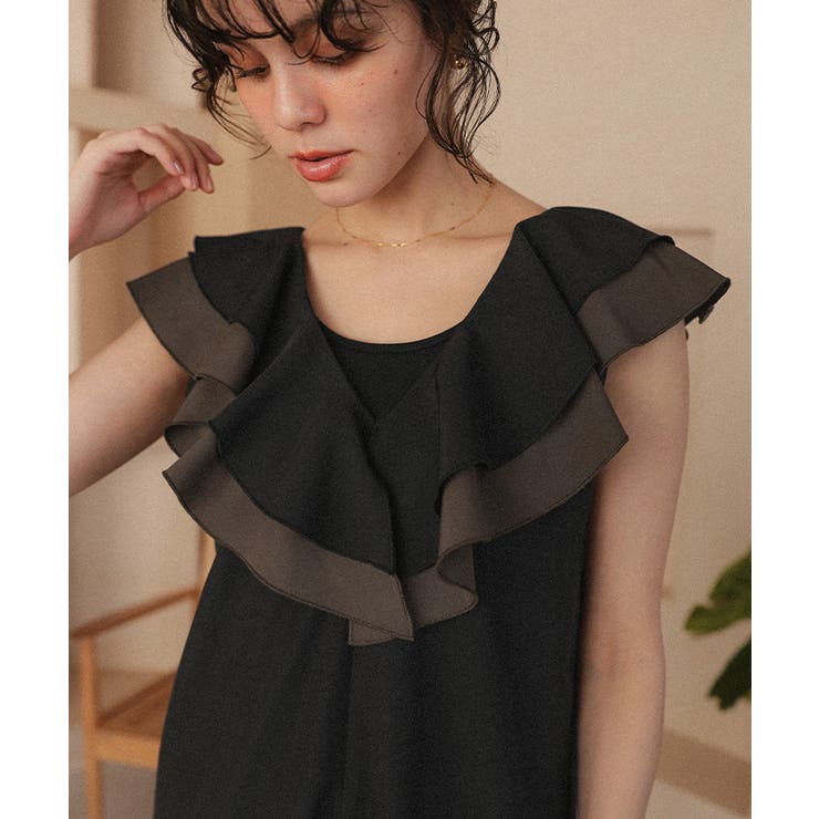 ラッフルフリルオールインワン/ワンピース水着 | titivate | 詳細画像7 