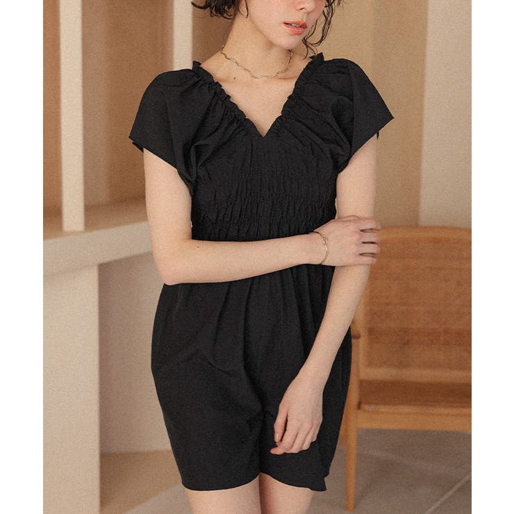 シャーリングオールインワン/ワンピース水着 | titivate | 詳細画像14 