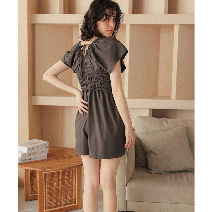 シャーリングオールインワン/ワンピース水着 | titivate | 詳細画像20 