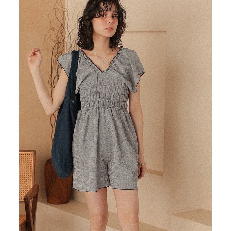 シャーリングオールインワン/ワンピース水着 | titivate | 詳細画像21 