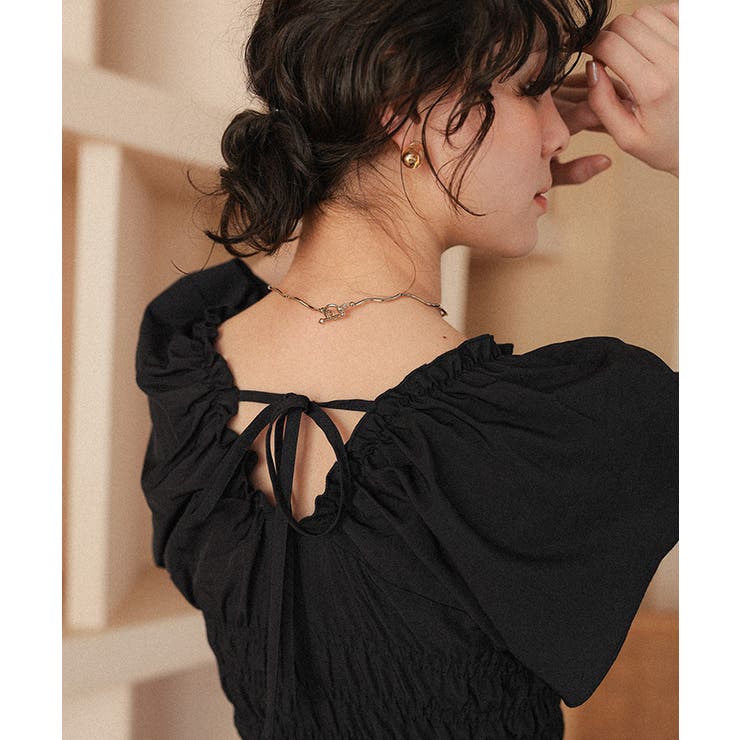 シャーリングオールインワン/ワンピース水着 | titivate | 詳細画像8 