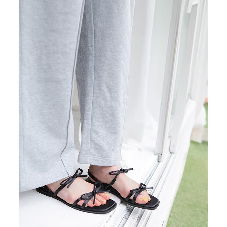 ダブルリボンサテンサンダル | titivate | 詳細画像21 