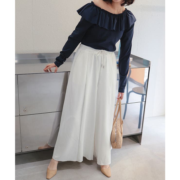 スーパーワイドタックスウェットパンツ | titivate | 詳細画像12 