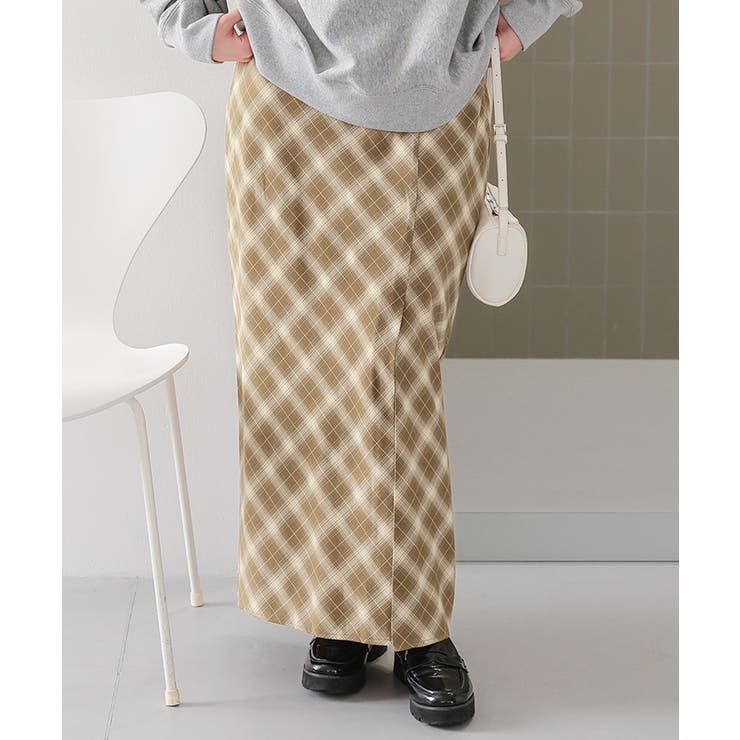 チェックストレートスカート | titivate | 詳細画像8 