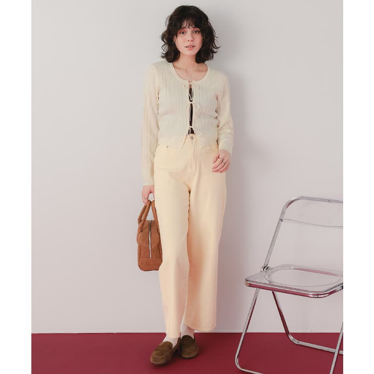 リボンデザインニットカーディガン | titivate | 詳細画像18 