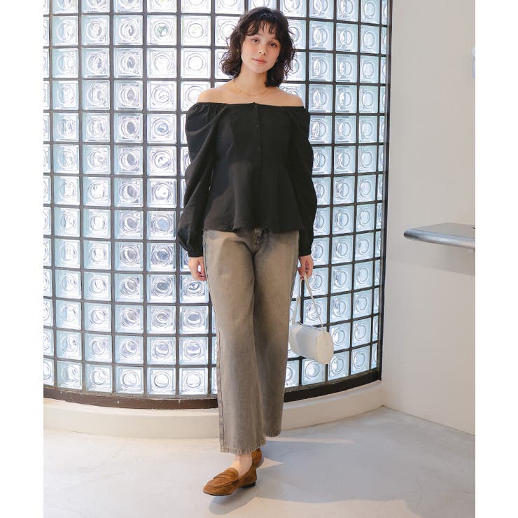 ペプラムオフショルダーブラウス | titivate | 詳細画像32 