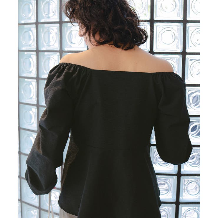 ペプラムオフショルダーブラウス | titivate | 詳細画像34 