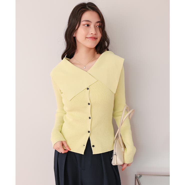 UVケア/抗ピルビッグカラーリブニット | titivate | 詳細画像30 