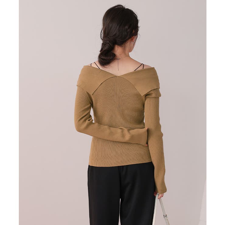 UVケア/抗ピルビッグカラーリブニット | titivate | 詳細画像33 