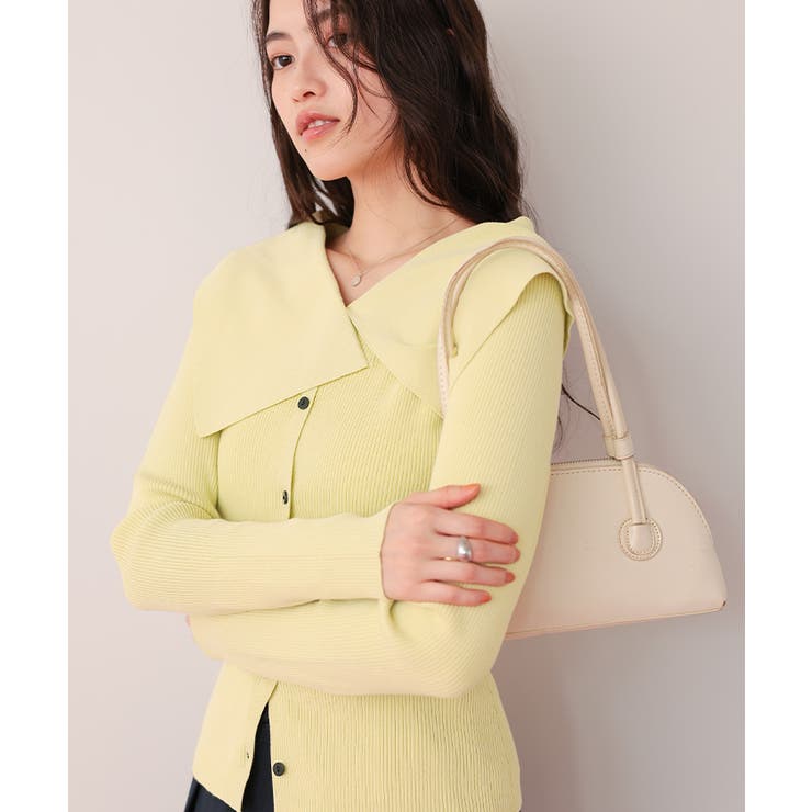 UVケア/抗ピルビッグカラーリブニット | titivate | 詳細画像10 