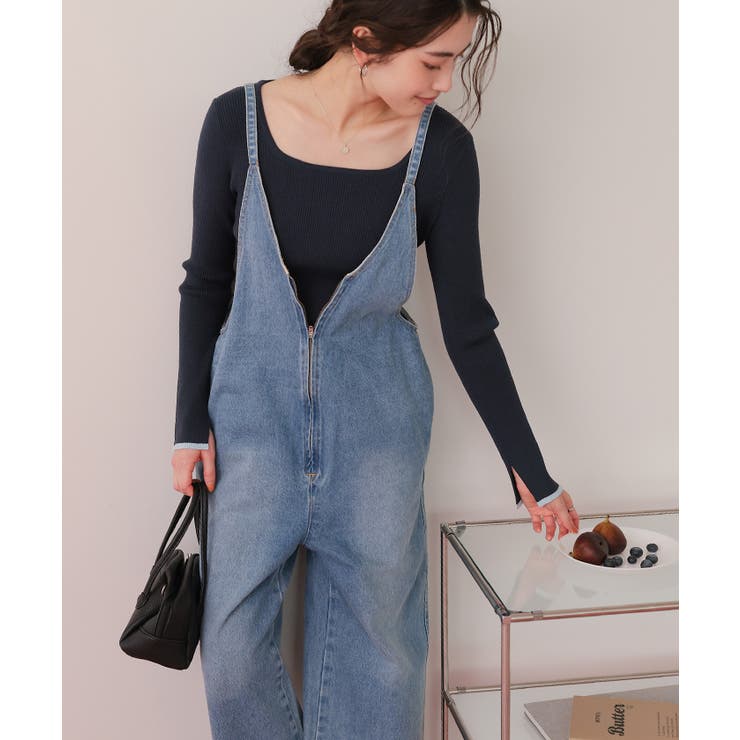 UVケア/抗ピルスクエアリブニット | titivate | 詳細画像11 