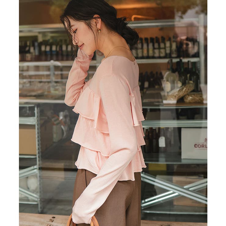 ティアードフリルニットカーディガン/トップス | titivate | 詳細画像20 