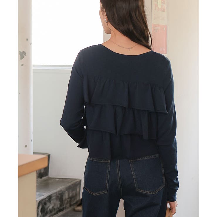 ティアードフリルニットカーディガン/トップス | titivate | 詳細画像24 