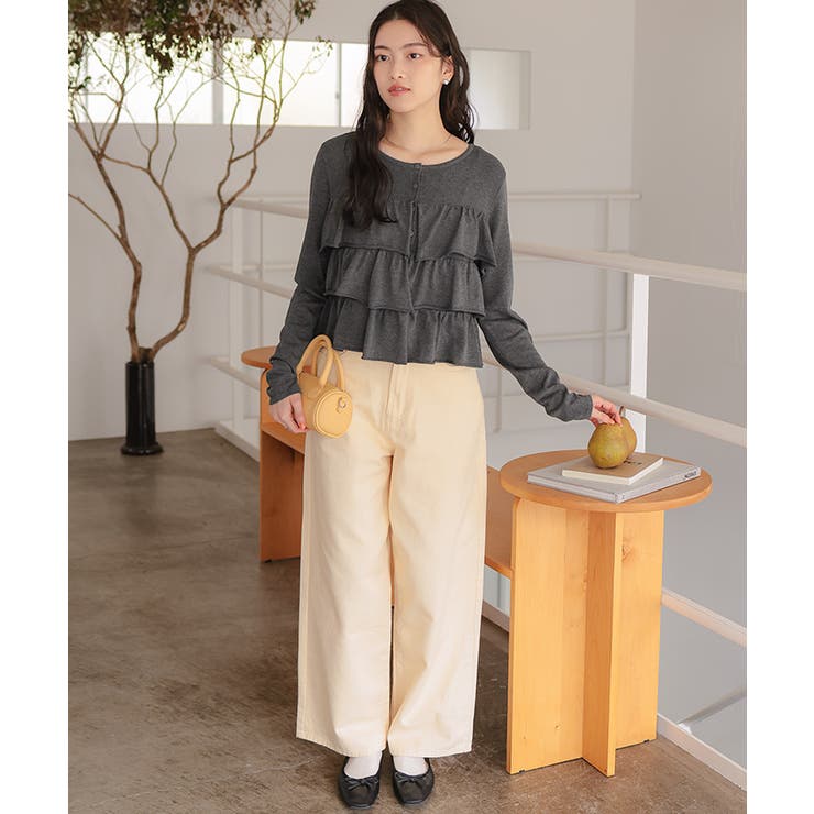 ティアードフリルニットカーディガン/トップス | titivate | 詳細画像26 