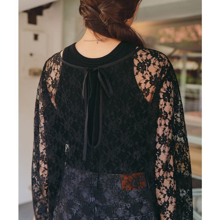 前後2wayレースティアードワンピース | titivate | 詳細画像25 