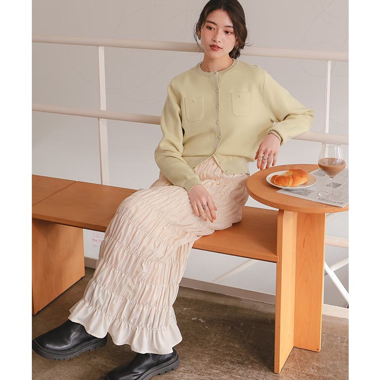 胸ポケットニットカーディガン | titivate | 詳細画像30 