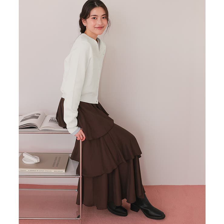 胸ポケットニットカーディガン | titivate | 詳細画像33 