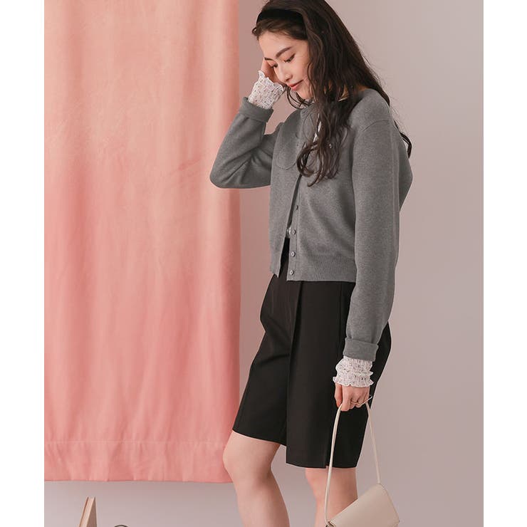 胸ポケットニットカーディガン | titivate | 詳細画像5 