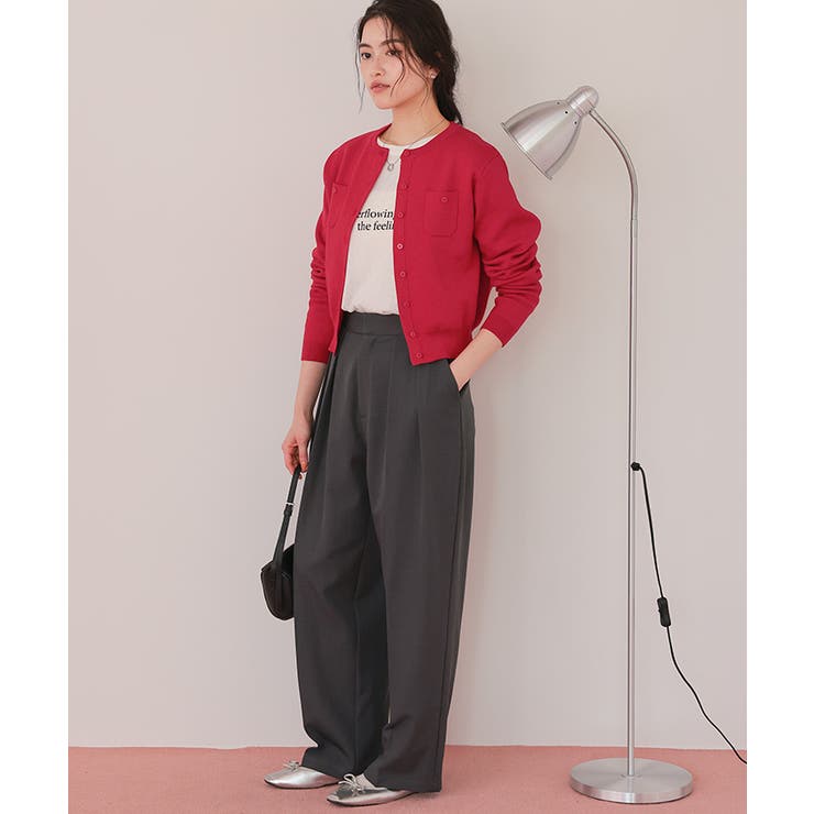 胸ポケットニットカーディガン | titivate | 詳細画像7 